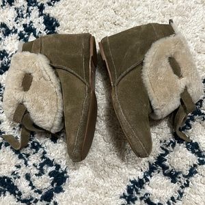 80%20 shearling heeled bootie